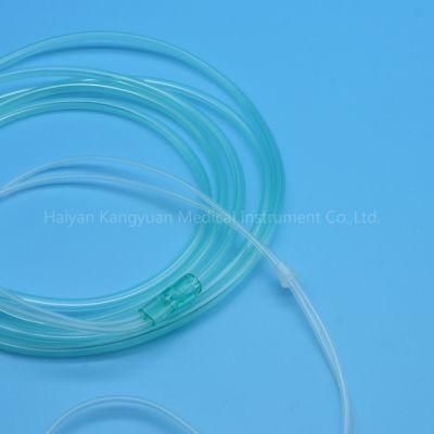 Disposable Medical Oxygen Nasal Cannula PVC Transparent Tube Oxygen Cannula