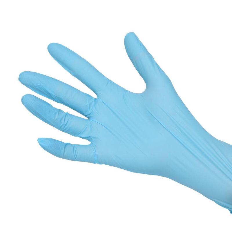 Black Nitrile Gloves Disposable Work Safety Gloves Working Industrial Grade with CE FDA Custom Color