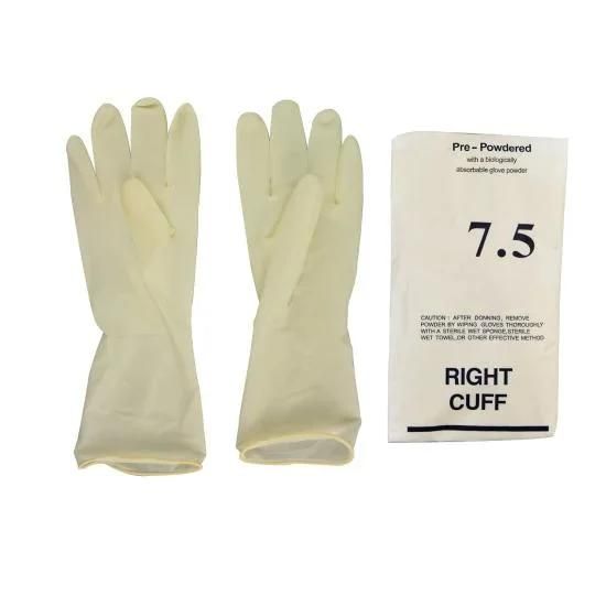 Disposable Examination Latex Gloves Powdered with CE ISO