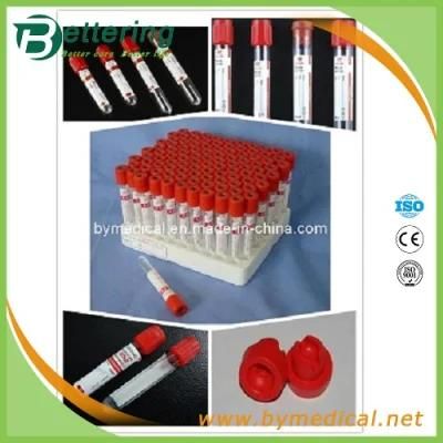 Red Cap Plain No Additive Vacuum Blood Collection Tube