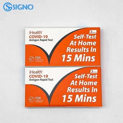 Ihealth Antigen Rapid Test Kit Single Box Pack for Self Test