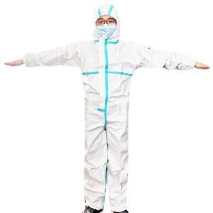 Disposable Protection Cloth Waterproof Coverall Protective Clothing Isolation Gown Conform to En14126 Standard