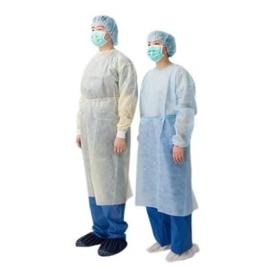 Blue SMS Surgical Suit Disposable Isolation Gown Level 2