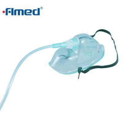 China Wholesale Medical Supply Medical Disposable Oxygen Mask with Tubing for Adult Pediatric Infant Use