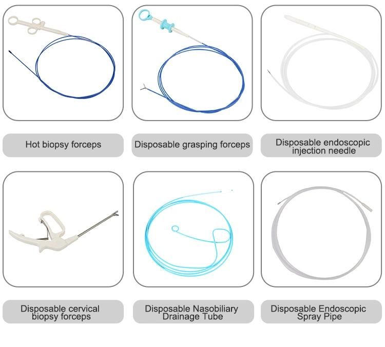 Disposable Rotatable Endoscopic Biopsy Forceps with 360 Degrees Direction Rotation Uncoated Without Spike