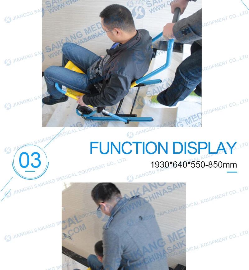 ISO9001&13485 Factory Comfortable Manual Emergency Stair Stretcher
