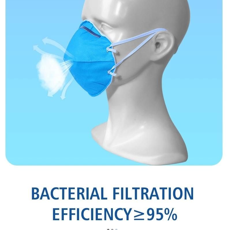 New Designed Colorful Disposable Respirator Filtering 5 Layer En 149 Face Mask FFP2 Color Mask