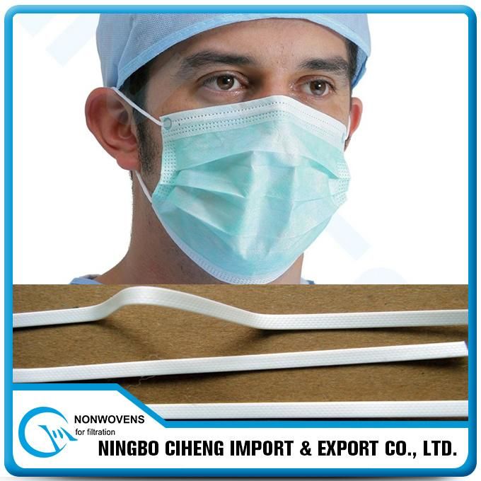 Single Core Plastic Medical Nose Clip for Nonwoven Surgical Mask
