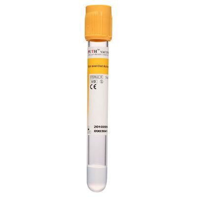 Vacuum Blood Collection Tube (6ml Gel and Clot Activator Tube)
