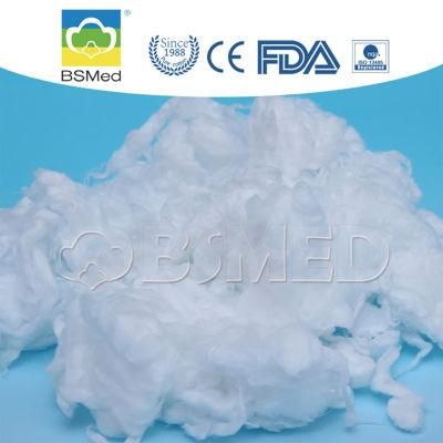 Medical Supply Products Absorbent Bleached Raw Cotton Material