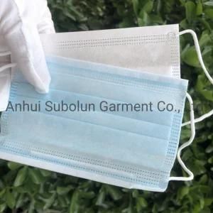 Blue Color Disposable Protective 3ply Medical Face Dust Mask with Invidual Package