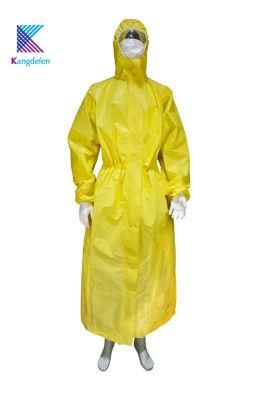 Disposable Lightweight and Flexible Protective Suit Isolation Gown