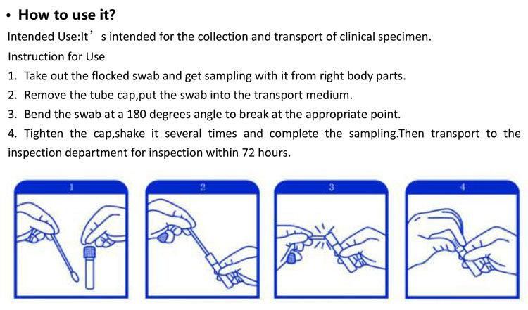 My-L011e Medical Supply Specimen Collect Kit Disposable Sample Collection Tube for Sale