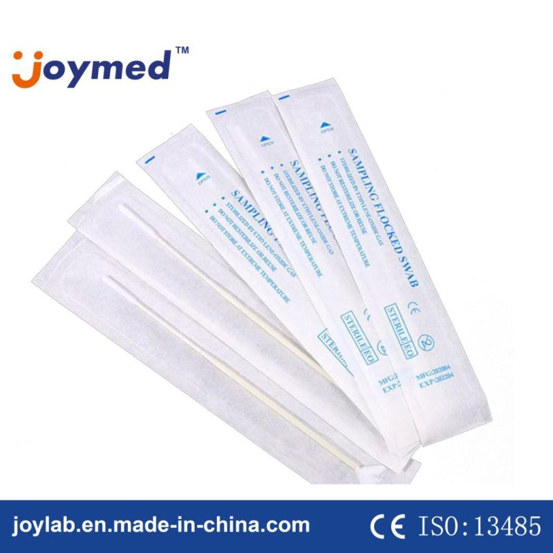 Disposable Nose/Ear Vtm/DNA Specimen Collection Swabs Test Sampling Collection Throat Oropharyngeal Swabs with Polyester Flocking