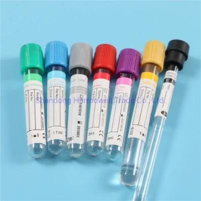 Medical Disposable Glass/Pet Vacuum Blood Sample Collection Tube for Sale