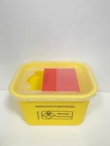 Medical Use Sharps Disposal Box Sharp Container Square 3lb