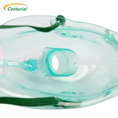 Disposable Oxygen Face Mask with Tubing