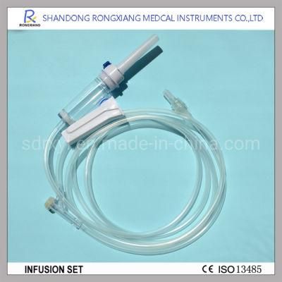 Infusion Set with Y Connector and Air Vent