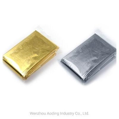 OEM Waterproof Foil Emergency Blanket Survival Rescue Thermal Blanket for Tactical Gear