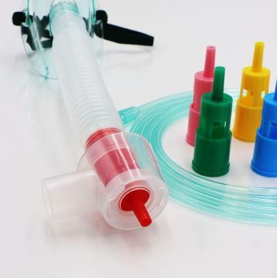 Medical 7 Color Modules Adjustable Oxygen Venturi Mask