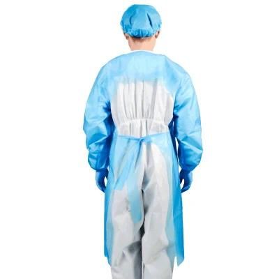 Disposable CPE Gowns Full Sleeve Aprons Isolation Medical Gown