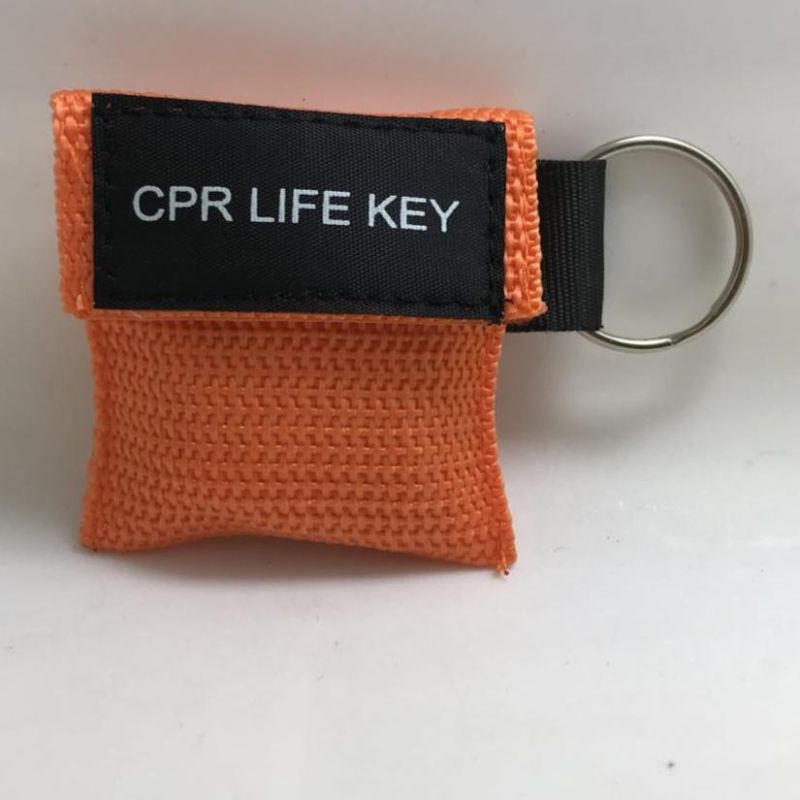 CPR Mask Key Chain One Way Value Rescue Face Shields