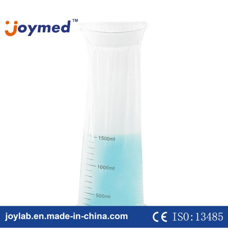 Custom Disposable Blue Emesis Barf Bags Leakproof Vomit Plastic Bags for Airplane Throw up Bags