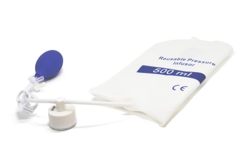 Reusable Pressure Infusion Bag, Pressure Infuser with Aneroid Gauge