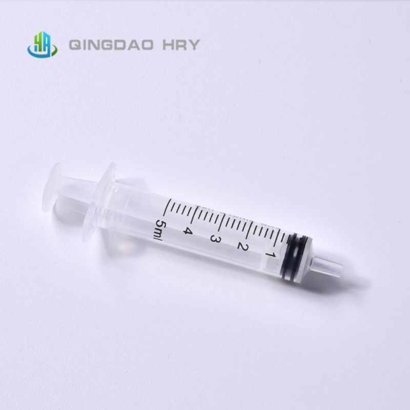 5ml Disposable Syringe Luer Slip Without Needle From Professional Manufacture & Producer with FDA 510K CE&ISO Improved for Vaccine Stock Products