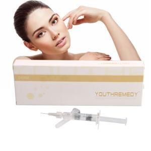 Long Lasting Cross Linked 2ml Injectable Deep Hyaluronic Acid Dermal Filler for Lips Enlargement