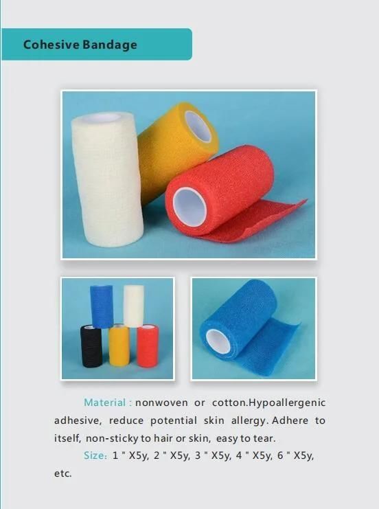 Medical Disposable Warping Elastic Adhesive Bandage Soprt Supplrting Bandage