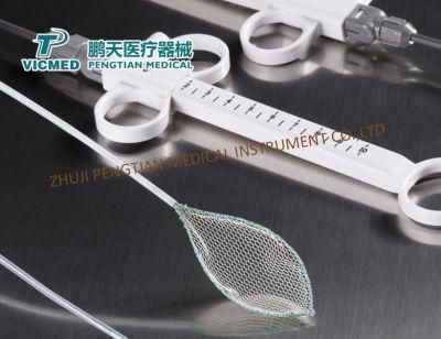 Disposable Retrieval Net Grasping Forceps for Endoscopy with Ce Marked