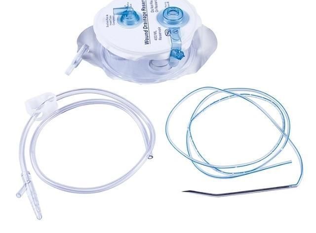 Disposable Negative Pressure Closed Wound Drainage Reservoir System Hollow Type 800ml