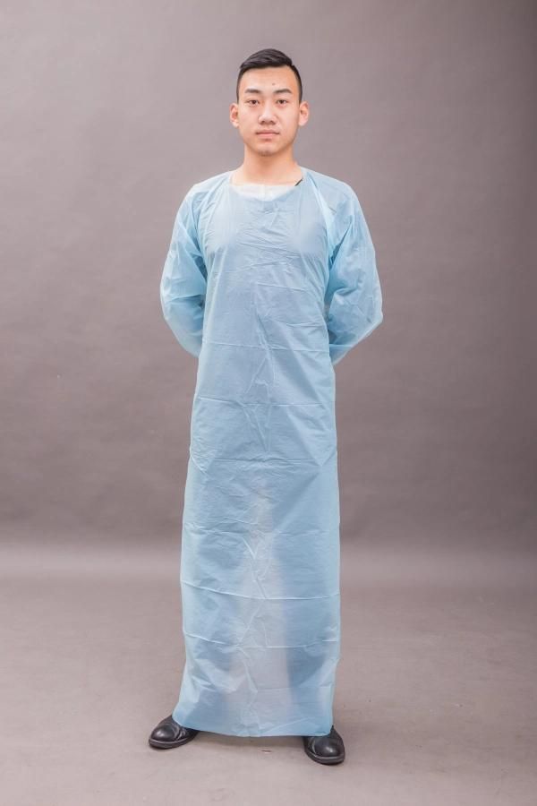 Medical/Surgical/Hospital/Laboratory/Food/Healthcare Protective Non-Woven Isolation Gown/Clothing/Suit