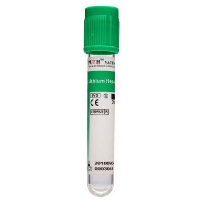 6ml Lithium Heprin Vacuum Blood Collection Tube