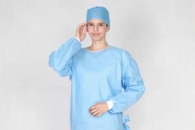 Hospital Use Disposable Surgical Medical Non Woven Isolation Gown