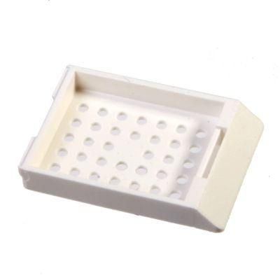 Disposable Plastic White Color Round Hole Embedding Cassette Without Cover