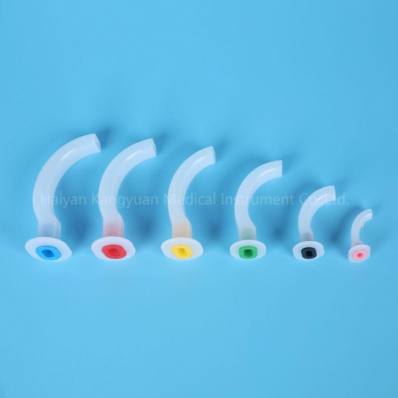 Guedel Pattern Airway Oropharyngeal Airway Color-Coded Disposable Oral Opa