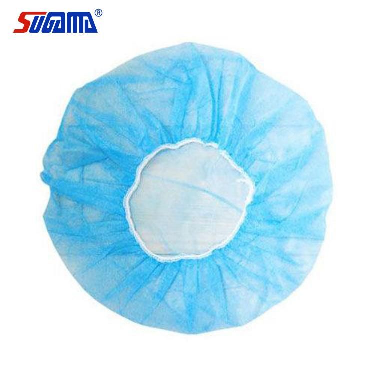 PP Non Woven Disposable Round Bouffant Nurse Cap