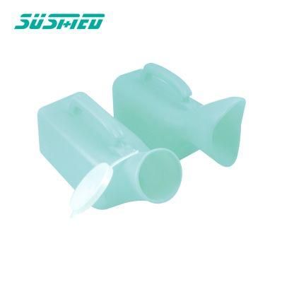 Customized 1000ml Capacity Transparent White Blue Plastic Medical PVC Urinal