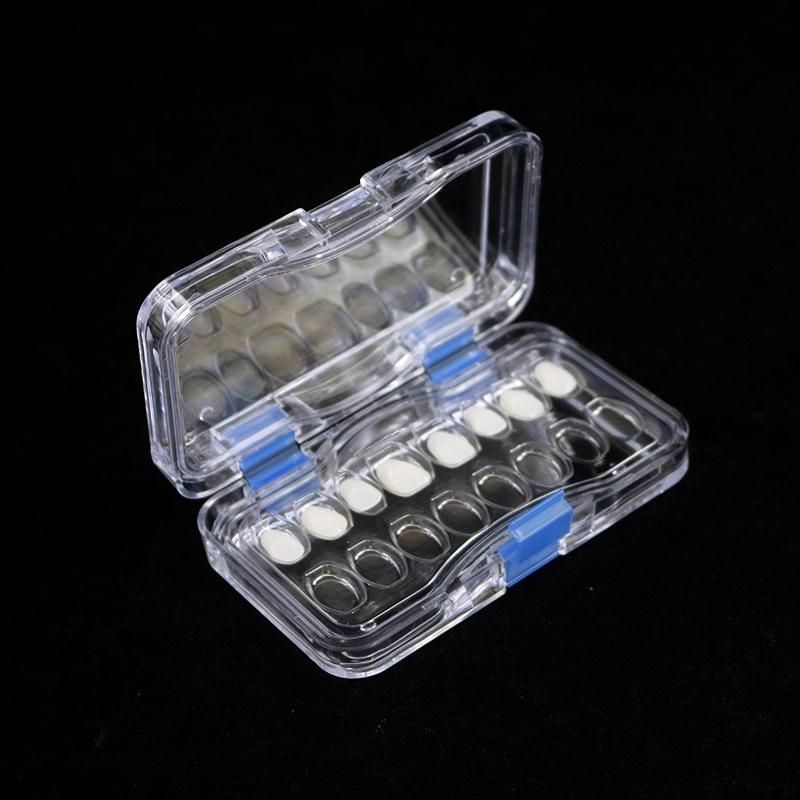 Oral with Membrane Tooth Box Dental Inlay Tooth Denture Protective Film Tooth Box Can Be Printed Logo Dental Transparent Denture Box