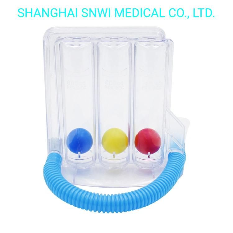 Wholesale Three Balls Incentive Spirometer Medical Breathing Exerciser