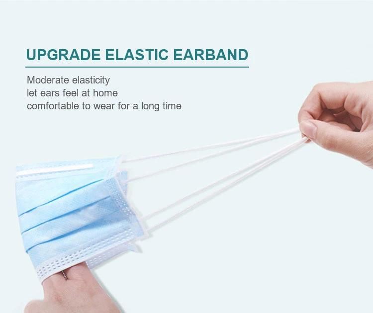 Surgical Face Mask Certified Medical Use Black Disposable Mask Black 3 Ply Protective Mask Face Black Facemask