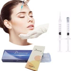 CE Approved 1ml Injection Dermal Filler for Nose Lips Augmentation Cheek Chin