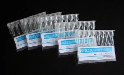 Medical Consumables Supple for 6/8 Holes ABO/Rhd Blood Grouping Card