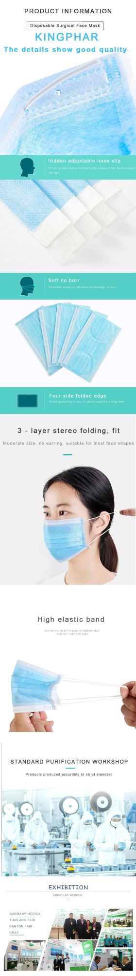 Earloop 3 Ply Surgical Face Mask