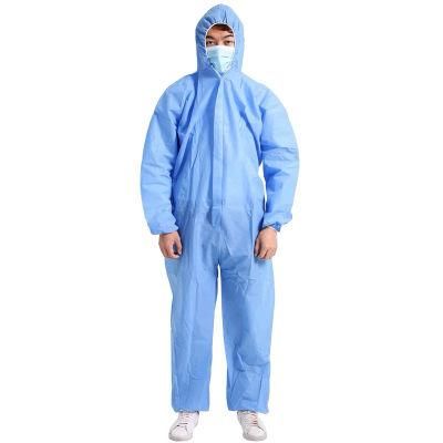 Safety Disposable Virus Protection PP+PE Isolation Gown Coverall