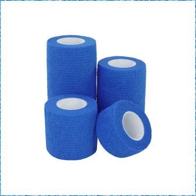 Colored Elastic Cohesive Nonwoven Latex Free Self-Adhering Bandage