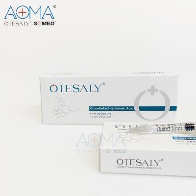 Hot Selling Otesaly 1ml Lido Face Filling Anti Wrinkles Nasolabial Folds Deep Lines Filler Hyaluronic Acid Injection