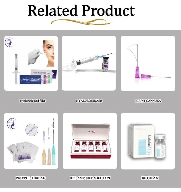 5ml New Hyaluronic Acid Lip Filler Cross Linked Injection Free Needle Black Gun Pen